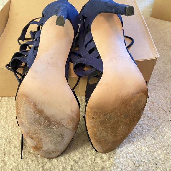 ZARA - SANDALIA ABOTINADA - SIZE 9 - Picture 4 of 8